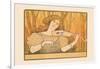 Woman Plays the Violin-Paul Berthon-Framed Art Print