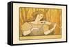Woman Plays the Violin-Paul Berthon-Framed Stretched Canvas