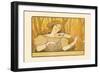 Woman Plays the Violin-Paul Berthon-Framed Premium Giclee Print