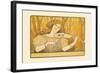 Woman Plays the Violin-Paul Berthon-Framed Art Print