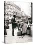 Woman Polishing Shoes, Brussels, 1898-James Batkin-Stretched Canvas