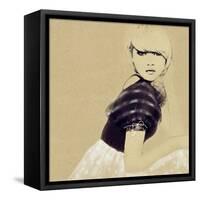 Woman Portrait-Anna Ismagilova-Framed Stretched Canvas