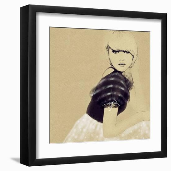 Woman Portrait-Anna Ismagilova-Framed Art Print