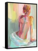 Woman Posing-Jenny Westenhofer-Framed Stretched Canvas