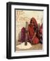 Woman Pounding Food in Village Near Deogarh, Rajasthan State, India-Robert Harding-Framed Photographic Print