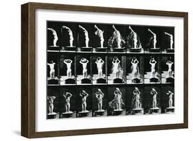 Woman Pouring a Basin of Water over Her Head, Illustration from 'The Human-Eadweard Muybridge-Framed Giclee Print