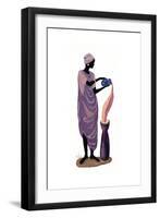 Woman Pouring - Left-Judy Mastrangelo-Framed Giclee Print