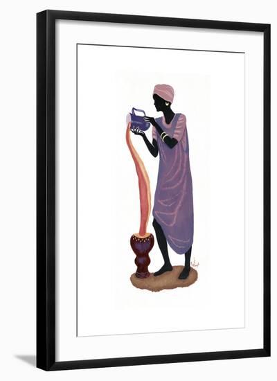 Woman Pouring - Right-Judy Mastrangelo-Framed Giclee Print