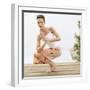 Woman Practicing Yoga-Brooke Fasani Auchincloss-Framed Photographic Print