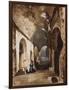 Woman Praying at Vaulted Shrine in the Amphitheatre of Pozzuoli-Giacinto Gigante-Framed Giclee Print