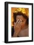 Woman praying, sign of the cross, Galatone, Lecce-Godong-Framed Photographic Print