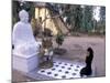 Woman Praying to Buddha, Vinh Trang Pagoda, My Tho City, Vietnam-Bill Bachmann-Mounted Photographic Print