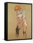 Woman Pulling up Her Stocking, 1894-Henri de Toulouse-Lautrec-Framed Stretched Canvas