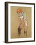 Woman Pulling up Her Stocking, 1894-Henri de Toulouse-Lautrec-Framed Premium Giclee Print