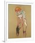 Woman Pulling up Her Stocking, 1894-Henri de Toulouse-Lautrec-Framed Premium Giclee Print