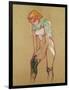 Woman Pulling up Her Stocking, 1894-Henri de Toulouse-Lautrec-Framed Giclee Print