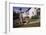 Woman Pushing Shopping Cart to House-William P. Gottlieb-Framed Photographic Print