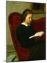 Woman Reading, 1861-Henri Fantin-Latour-Mounted Giclee Print