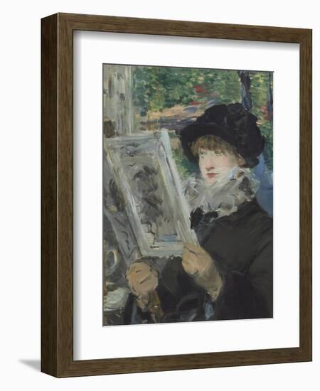 Woman Reading, 1879-80-Edouard Manet-Framed Giclee Print