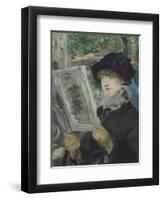 Woman Reading, 1879-80-Edouard Manet-Framed Giclee Print