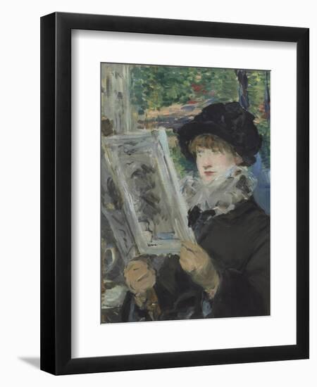 Woman Reading, 1879-80-Edouard Manet-Framed Giclee Print