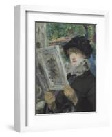 Woman Reading, 1879-80-Edouard Manet-Framed Giclee Print