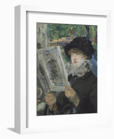 Woman Reading, 1879-80-Edouard Manet-Framed Giclee Print