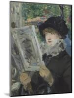 Woman Reading, 1879-80-Edouard Manet-Mounted Giclee Print