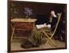 Woman Reading, 1881-Erik Theodor Werenskiold-Framed Giclee Print