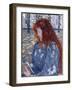 Woman Reading, 1899-Théo van Rysselberghe-Framed Giclee Print