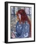 Woman Reading, 1899-Théo van Rysselberghe-Framed Giclee Print