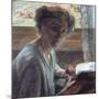 Woman Reading, 1909-Umberto Boccioni-Mounted Giclee Print