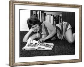 Woman Reading, 1960s-null-Framed Photographic Print