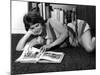 Woman Reading, 1960s-null-Mounted Photographic Print