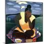 Woman Reading, 1997-Laura James-Mounted Giclee Print