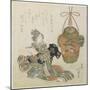 Woman Reading a Book, Early 19th Century-Toyota Hokkei-Mounted Giclee Print