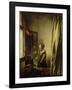 Woman Reading a Letter at an Open Window-Johannes Vermeer-Framed Giclee Print