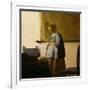 Woman Reading a Letter, circa 1662-63-Johannes Vermeer-Framed Giclee Print