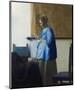 Woman Reading a Letter-Johannes Vermeer-Mounted Art Print