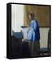 Woman Reading a Letter-Johannes Vermeer-Framed Stretched Canvas