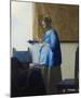 Woman Reading a Letter-Johannes Vermeer-Mounted Art Print