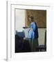 Woman Reading a Letter-Johannes Vermeer-Framed Art Print