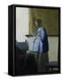 Woman Reading a Letter-Johannes Vermeer-Framed Stretched Canvas