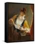 Woman Reading a Letter-Jean Raoux-Framed Stretched Canvas