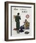 Woman Reading ABC Magazine, Magazine Plate, Spain, 1930-null-Framed Giclee Print