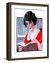 "Woman Reading Book,"March 21, 1925-J. Knowles Hare-Framed Giclee Print