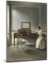 Woman Reading by a Piano, 1907-Vilhelm Hammershoi-Mounted Premium Giclee Print