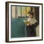 Woman Reading by a Window, c.1904-Félix Vallotton-Framed Giclee Print