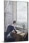 Woman Reading by an Open Window, 1888-Amaldus Nielsen-Mounted Giclee Print