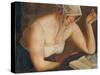 Woman Reading, C. 1922-Boris Dmitryevich Grigoriev-Stretched Canvas